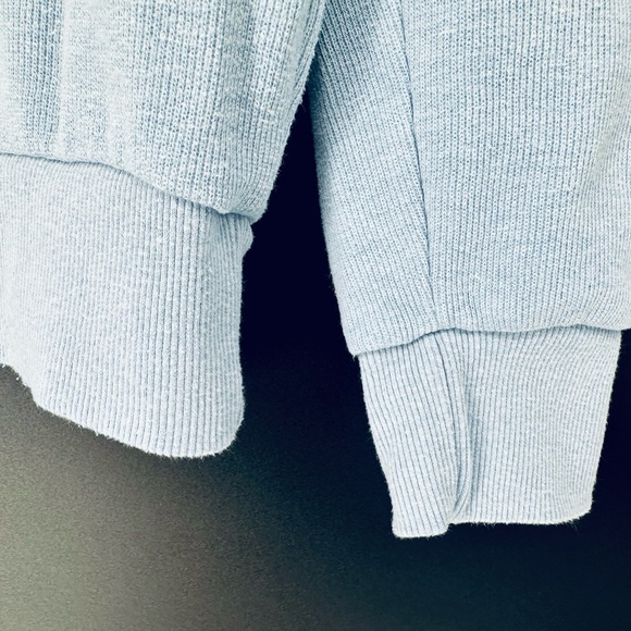 U.S. Polo Assn. Blue Mens Funnel Neck Quarter Zip Knit Jumper Size M - Picture 8 of 9